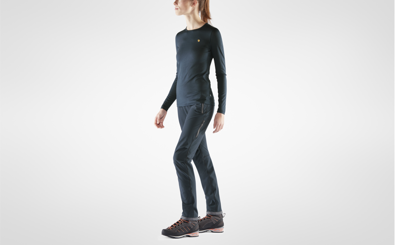 Fjallraven Womens Bergtagen Stretch Trousers Mountain Blue-2