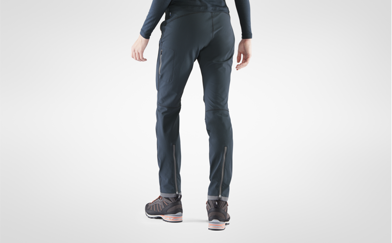 Fjallraven Womens Bergtagen Stretch Trousers Mountain Blue-3