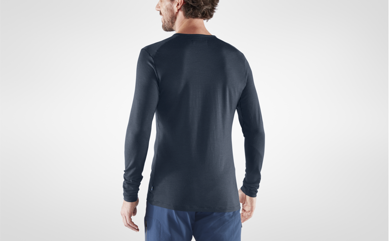 Fjallraven Mens Bergtagen Thinwool LS Hokkaido Orange-3