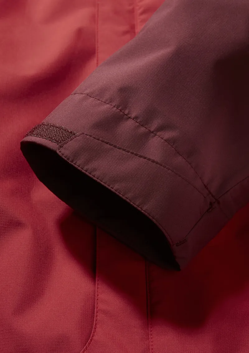 Rab Mens Downpour Eco Jacket Deep Heather / Ascent Red-6