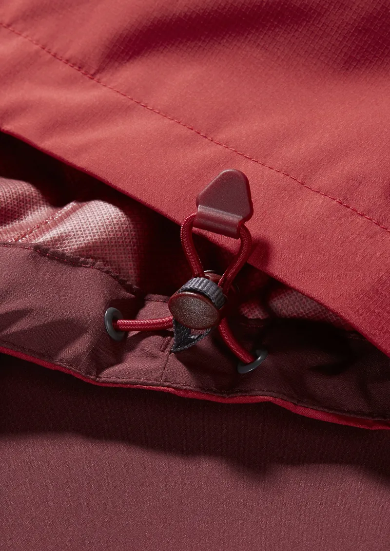 Rab Mens Downpour Eco Jacket Deep Heather / Ascent Red-5