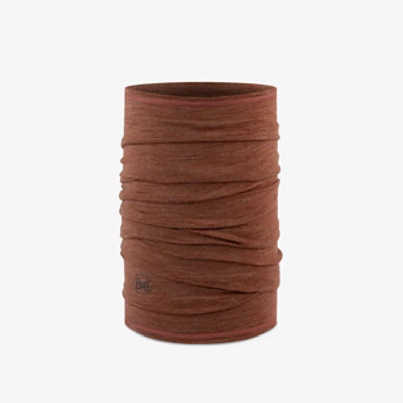 Buff Merino Lightweight Neckwear Wood Multi