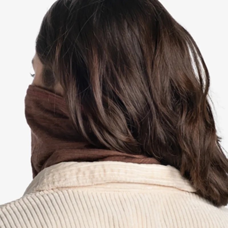 Buff Merino Lightweight Neckwear Wood Multi-4