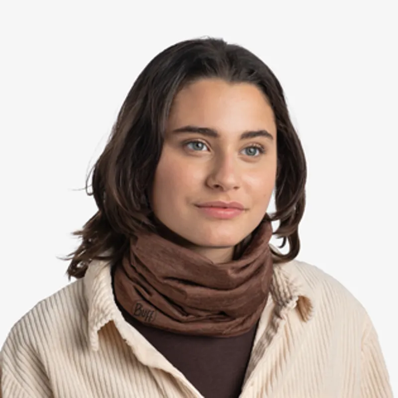 Buff Merino Lightweight Neckwear Wood Multi-2