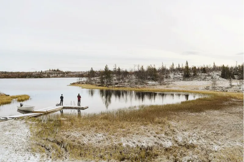 Fjallraven Mens Canada Wool Padded Jacket Deep Forest-2