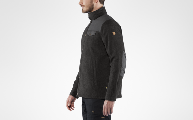 Fjallraven Mens Canada Wool Padded Jacket Deep Forest-8