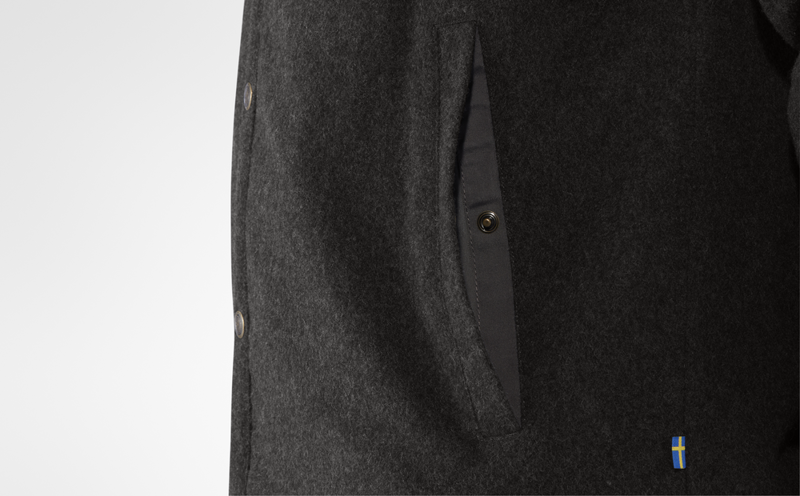 Fjallraven Mens Canada Wool Padded Jacket Deep Forest-7