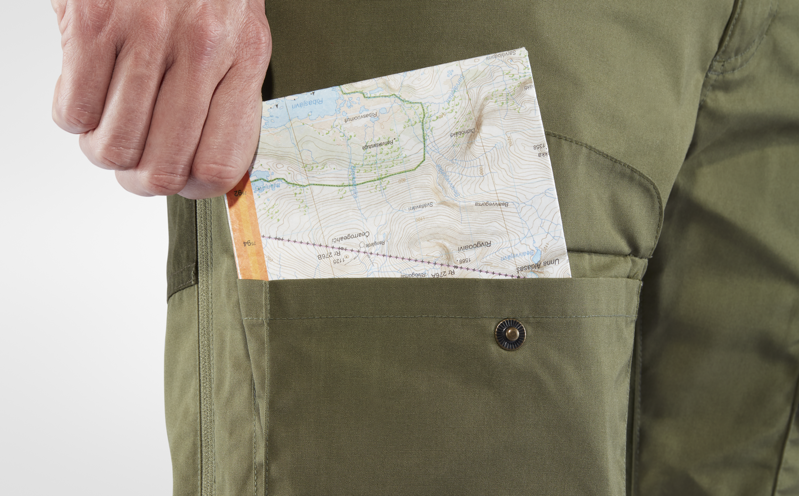 Fjallraven Mens Vidda Pro Ventilated Trousers Short Dark Olive-5