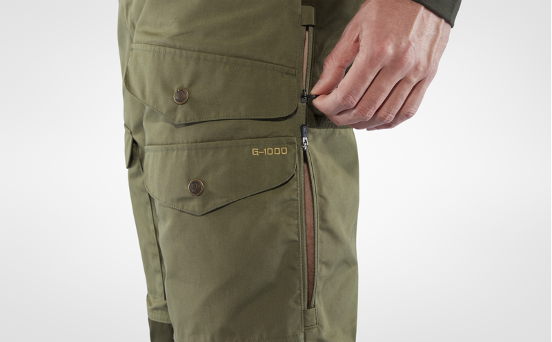 Fjallraven Mens Vidda Pro Ventilated Trousers Short Dark Olive-4