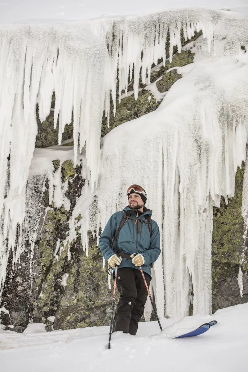 Fjallraven Mens Keb Eco-Shell Trousers Deep Forest-13