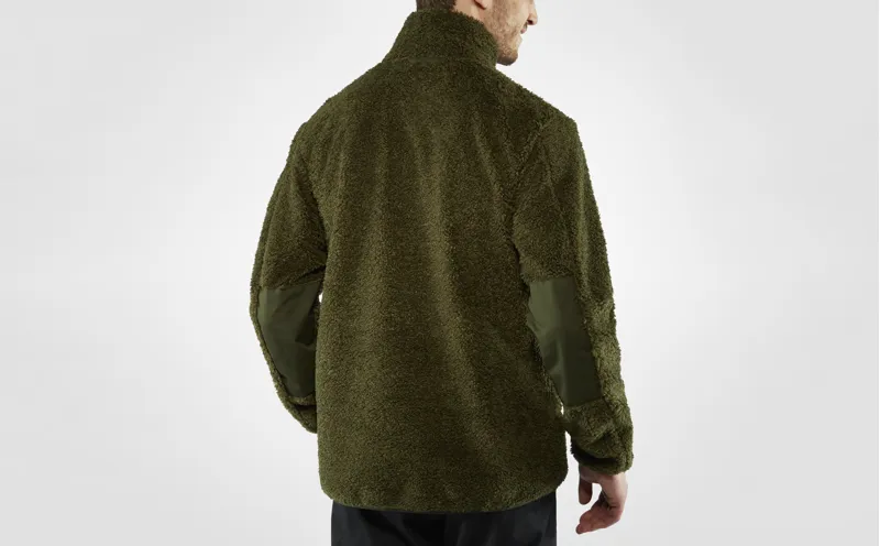 Fjallraven Mens Greenland Pile Fleece Forest Green-2