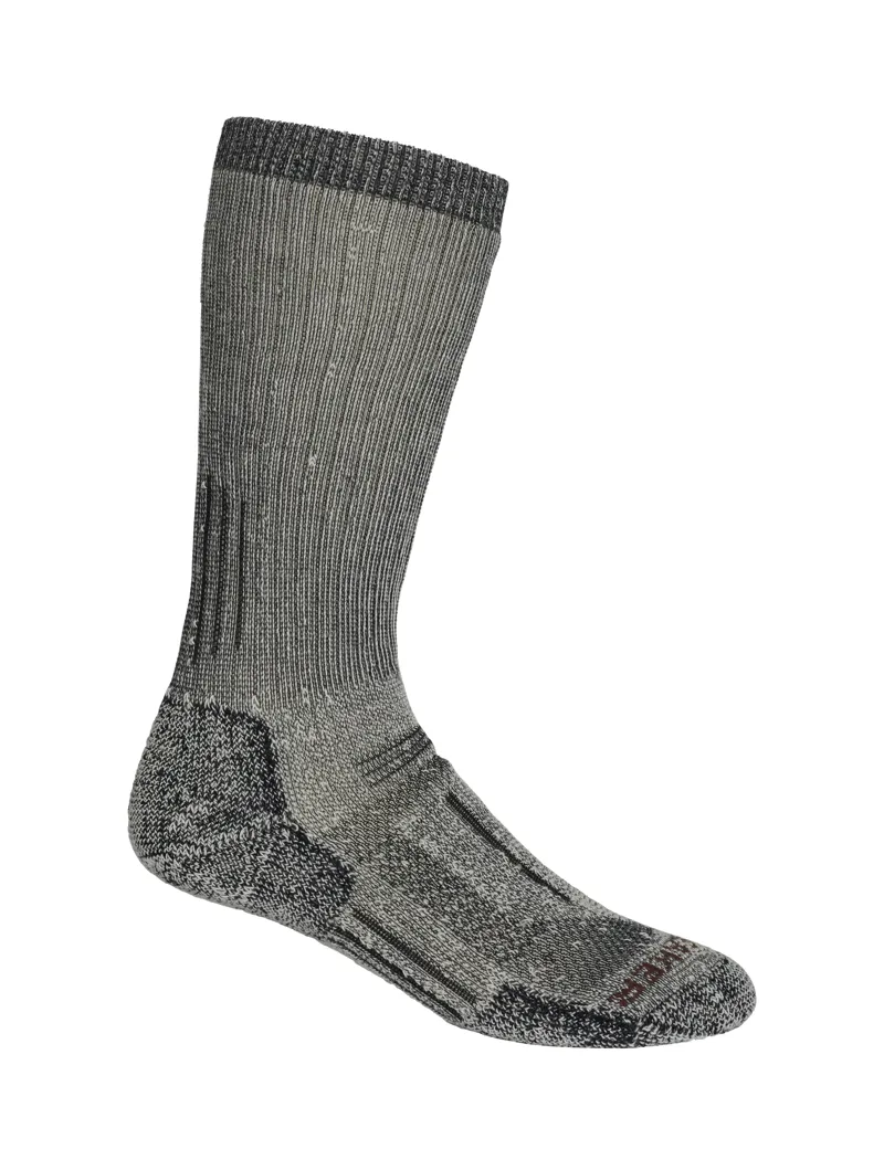 Icebreaker Men's Merino Mountaineer Mid Calf Socks Jet Heather