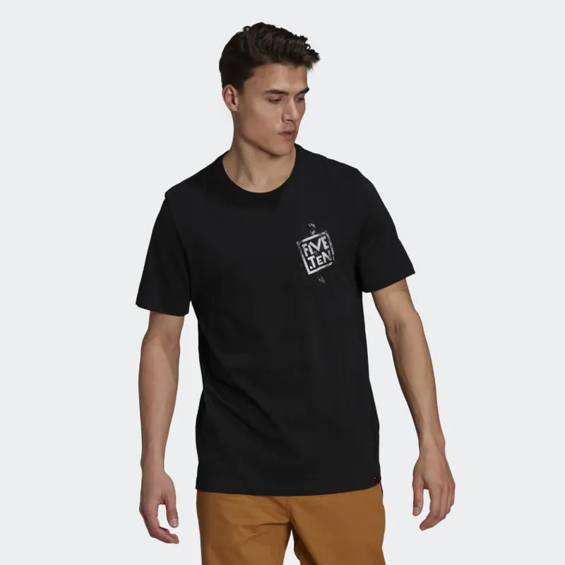 Five Ten Mens Stealth Cat Graphic T-shirt Black-2