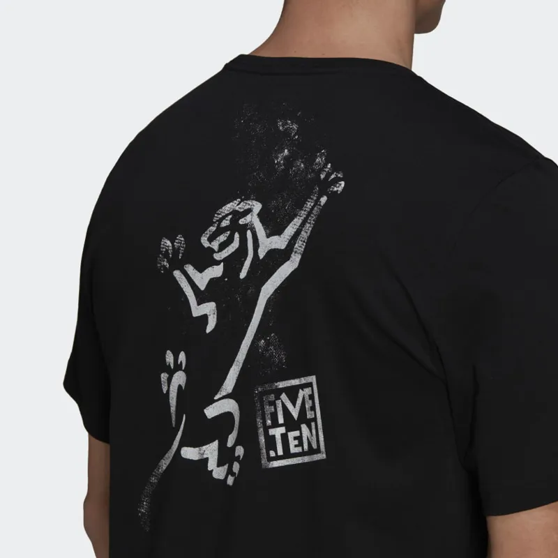 Five Ten Mens Stealth Cat Graphic T-shirt Black-1