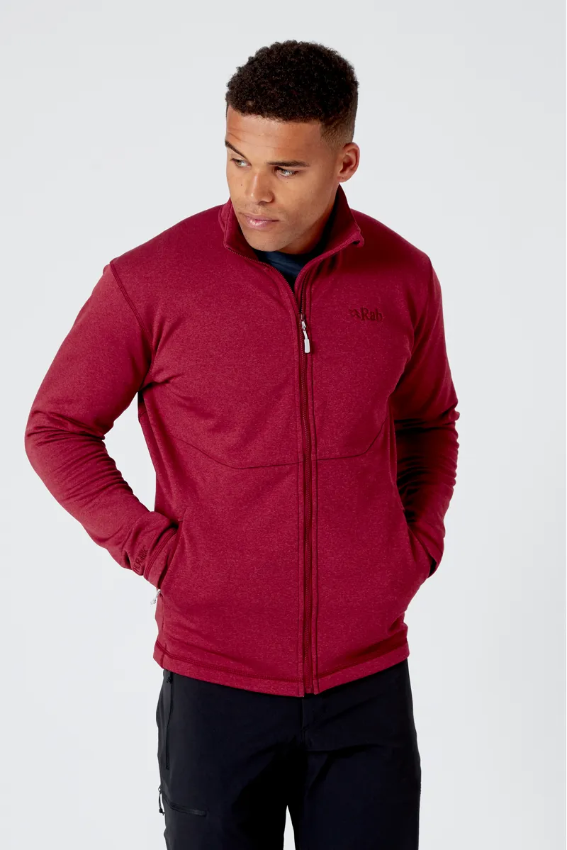 Rab Mens Geon Jacket Oxblood Red/Ascent Red Marl-2