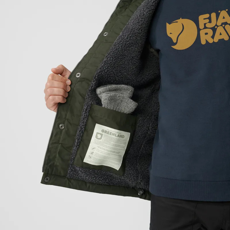 Fjallraven Mens Greenland Winter Jacket Dark Grey-6
