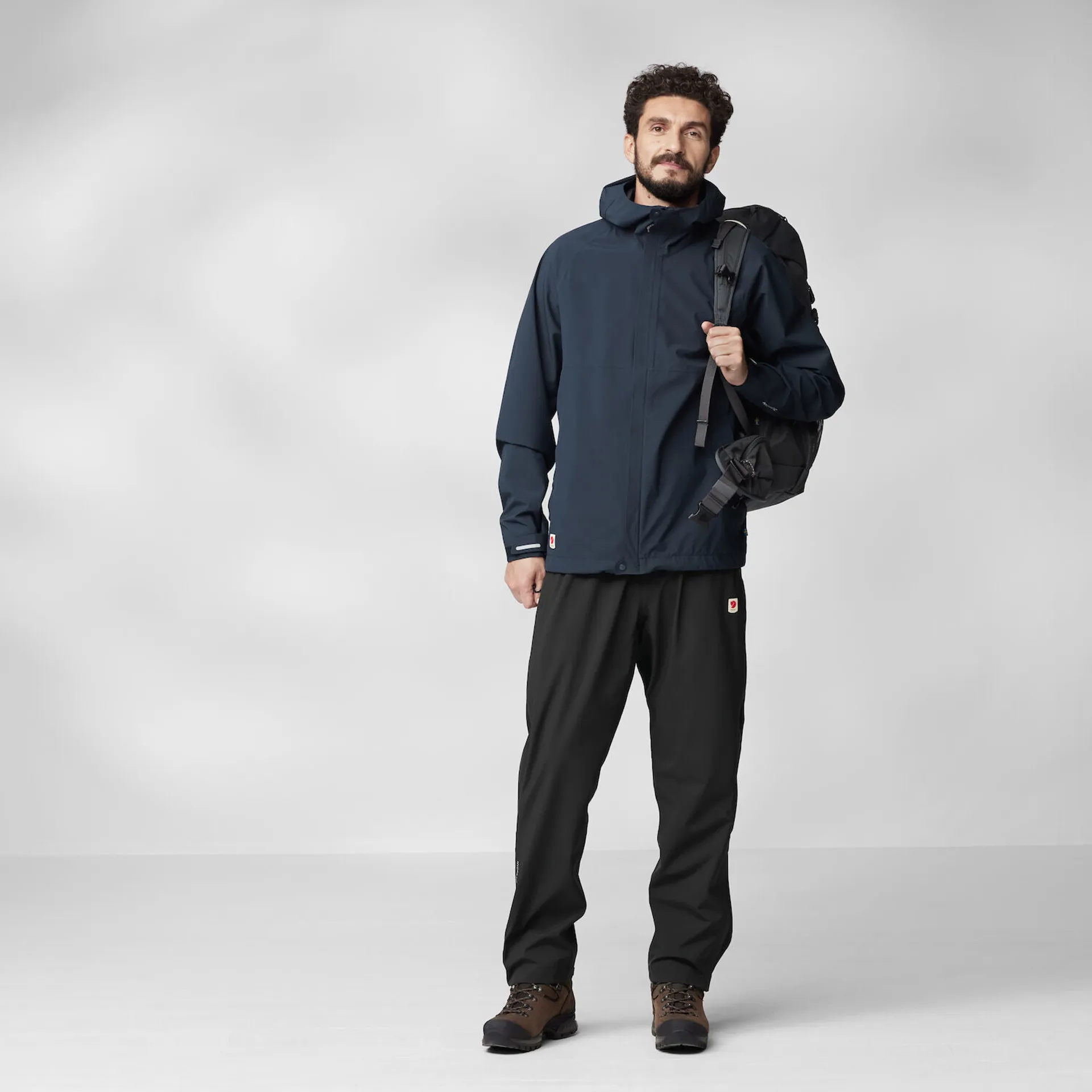 Fjallraven Mens HC Hydratic Trail Jacket Dark Navy