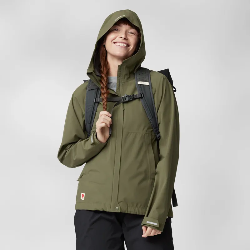 Fjallraven Womens HC Hydratic Trail Jacket Laurel Green-4