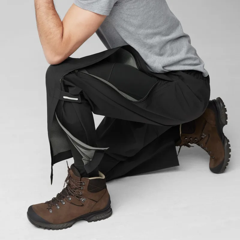 Fjallraven Mens HC Hydratic Trail Trousers Black-4
