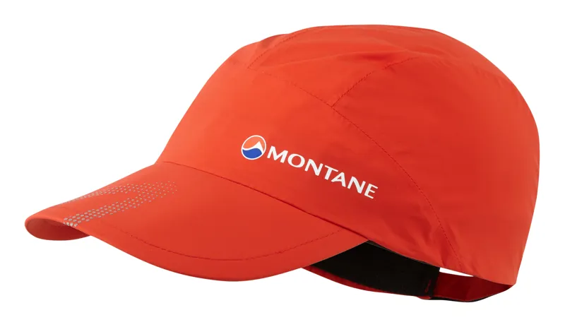 Montane Minimus Stretch Ultra Waterproof Cap Flag Red