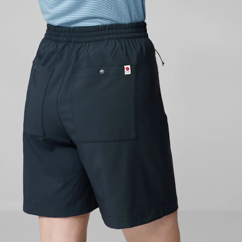 Fjallraven Womens High Coast Shade Shorts Black-3