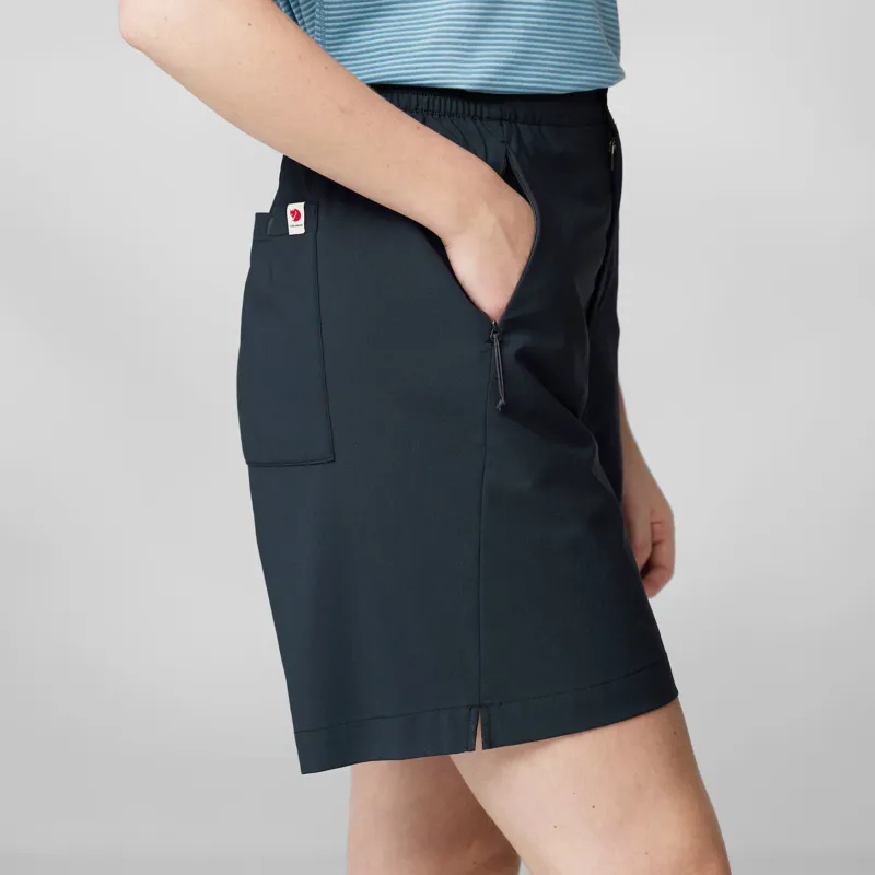 Fjallraven Womens High Coast Shade Shorts Black-5