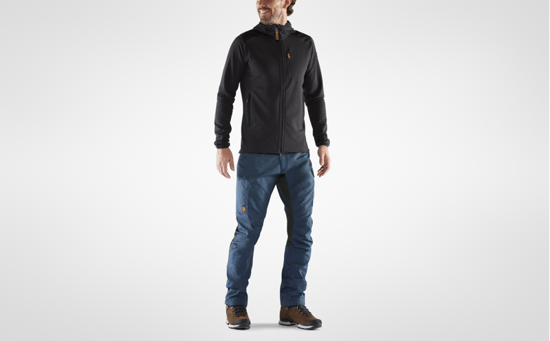 Fjallraven Mens Kaipak Trousers Dark Olive-2