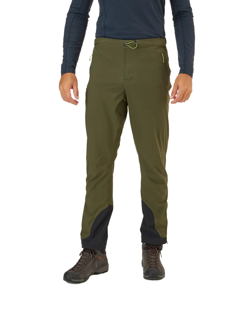 メンズウェア Rab kinetic 2.0 PANTS Men's Kinetic 2.0 Waterproof Pants - Alpenglow Adventure Sports