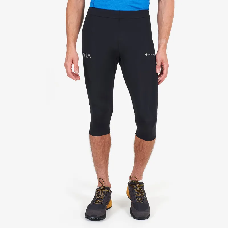 Montane Mens Dragon 3/4 Trail Tights Black-1
