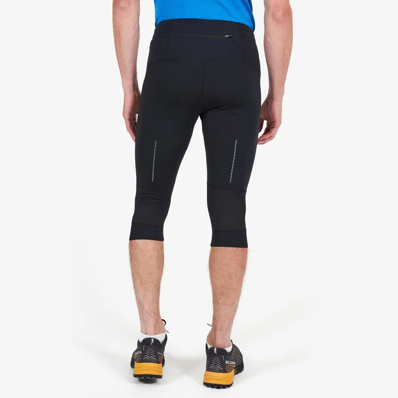 Montane Mens Dragon 3/4 Trail Tights Black-2