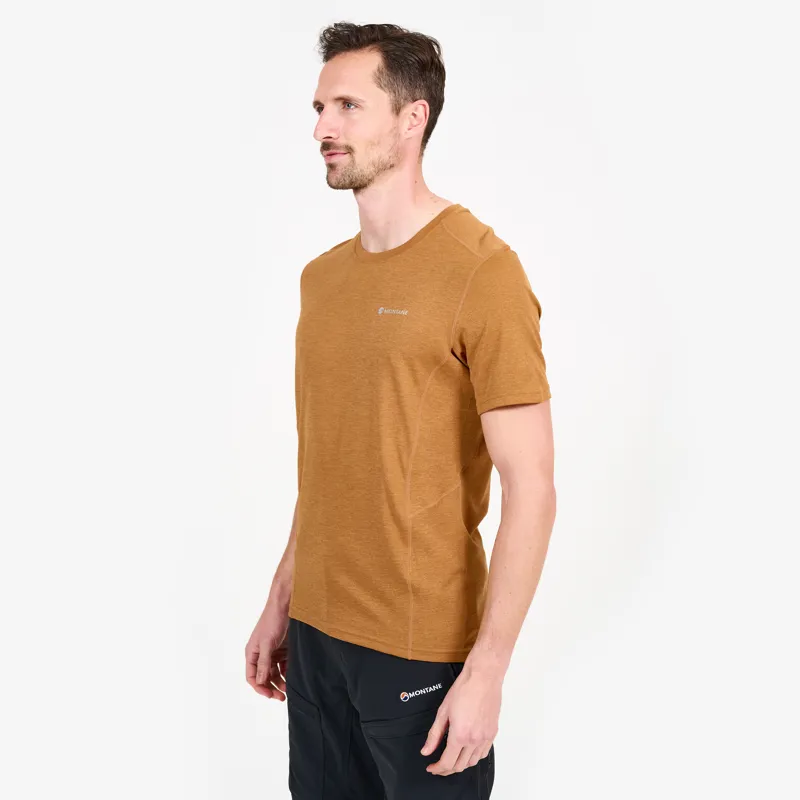 Montane Mens Dart Short Sleeve T-Shirt Inca Gold-3