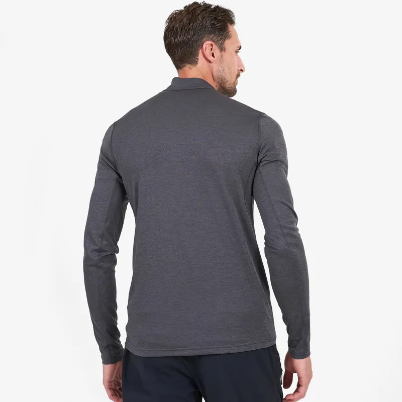 Montane Mens Dart Zip Neck T-Shirt Slate-3
