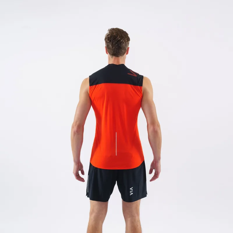 Montane Mens Dragon Zip Tank Flag Red-3