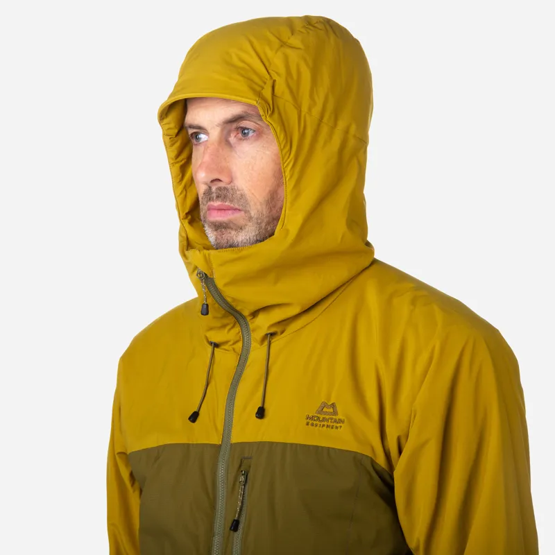 Mountain Equipment Mens Kinesis Jacket Fir Green/Acid-4