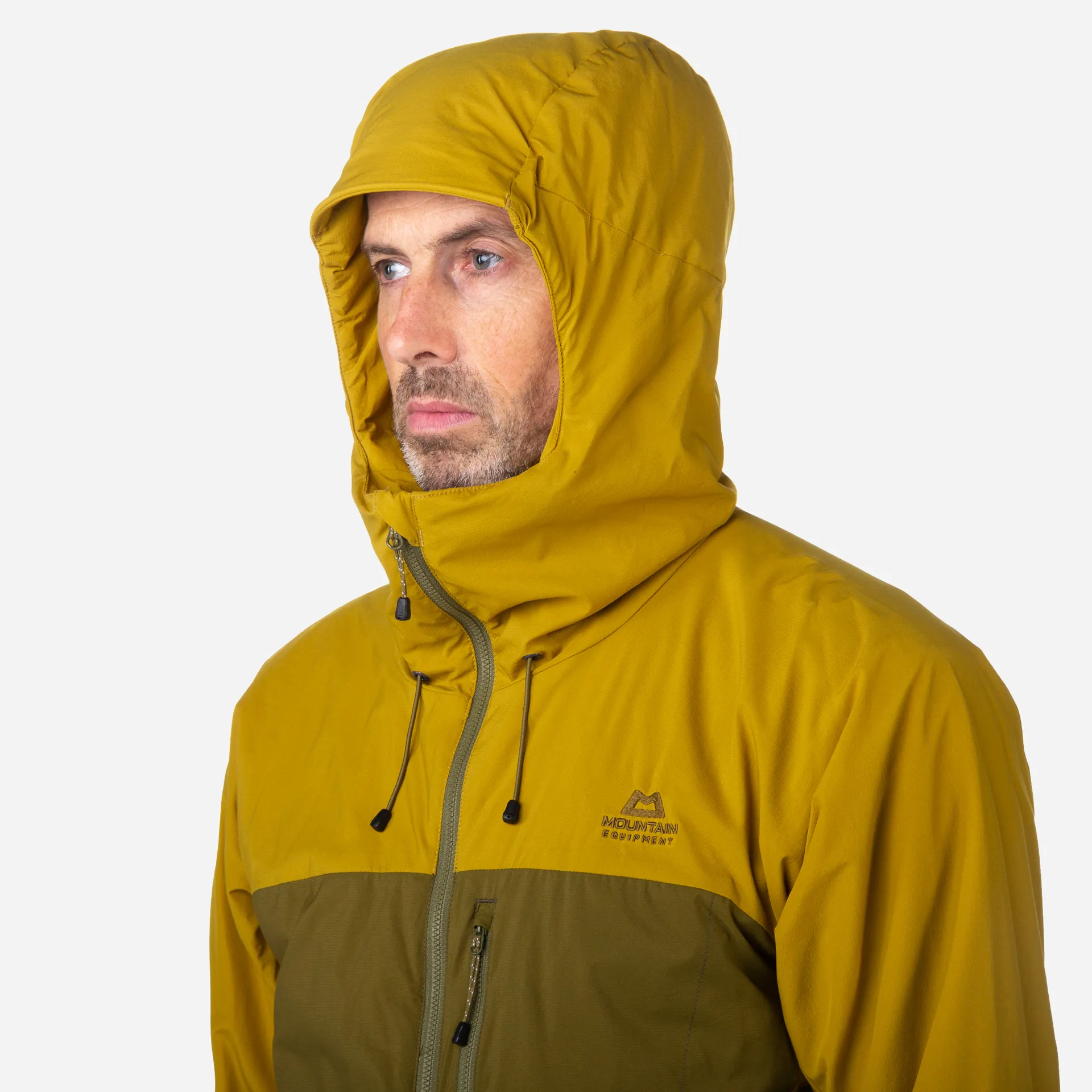 Mountain Equipment Mens Kinesis Jacket Fir Green/Acid