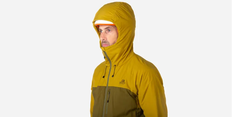 Mountain Equipment Mens Kinesis Jacket Fir Green/Acid-3