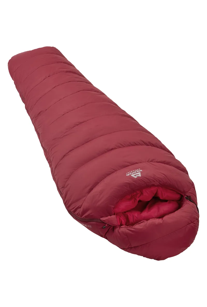Mountain Equipment Olympus 450 Womens Sleeping Bag Rhubarb - Long-1