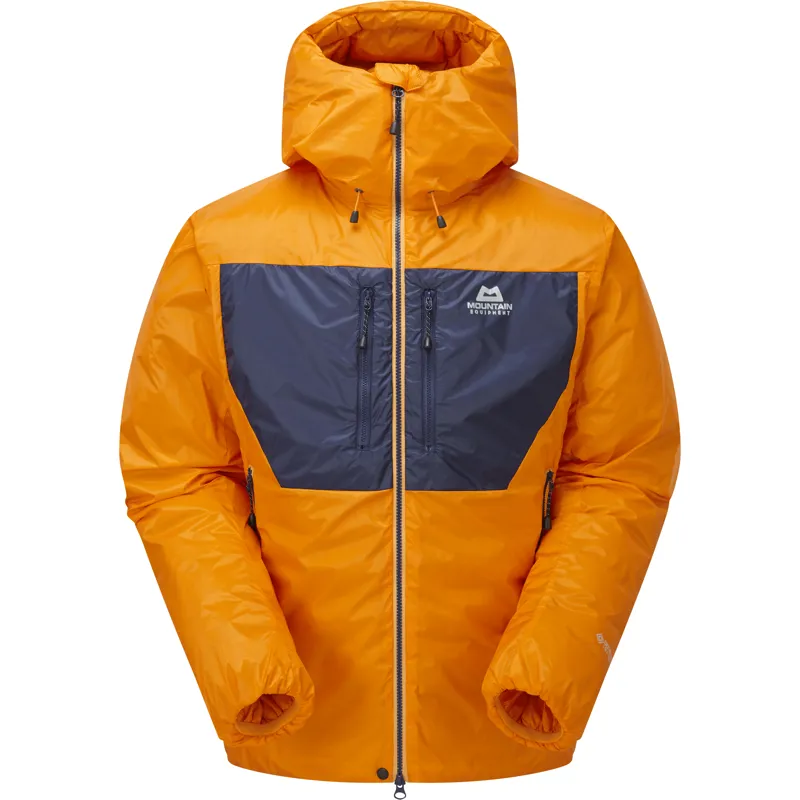 Mountain Equipment Mens Kryos Jacket Mango/Medieval Blue