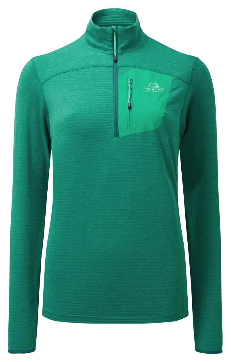 Mountain Equipment Womens Lumiko Zip-T Spruce