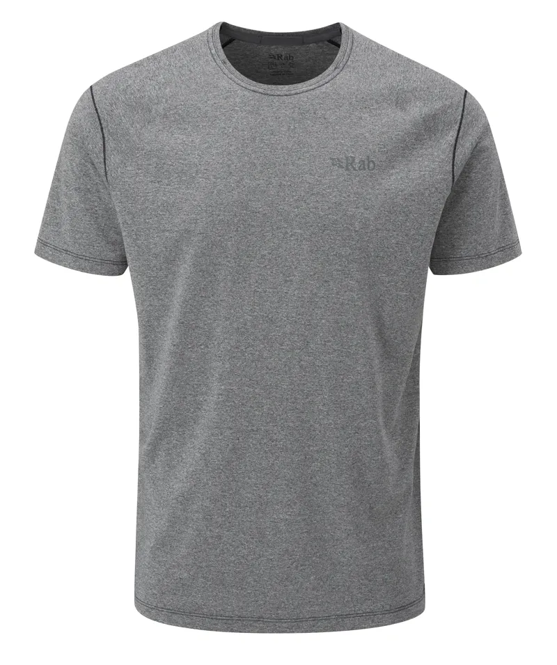 Rab Mens Mantle Tee Beluga Marl
