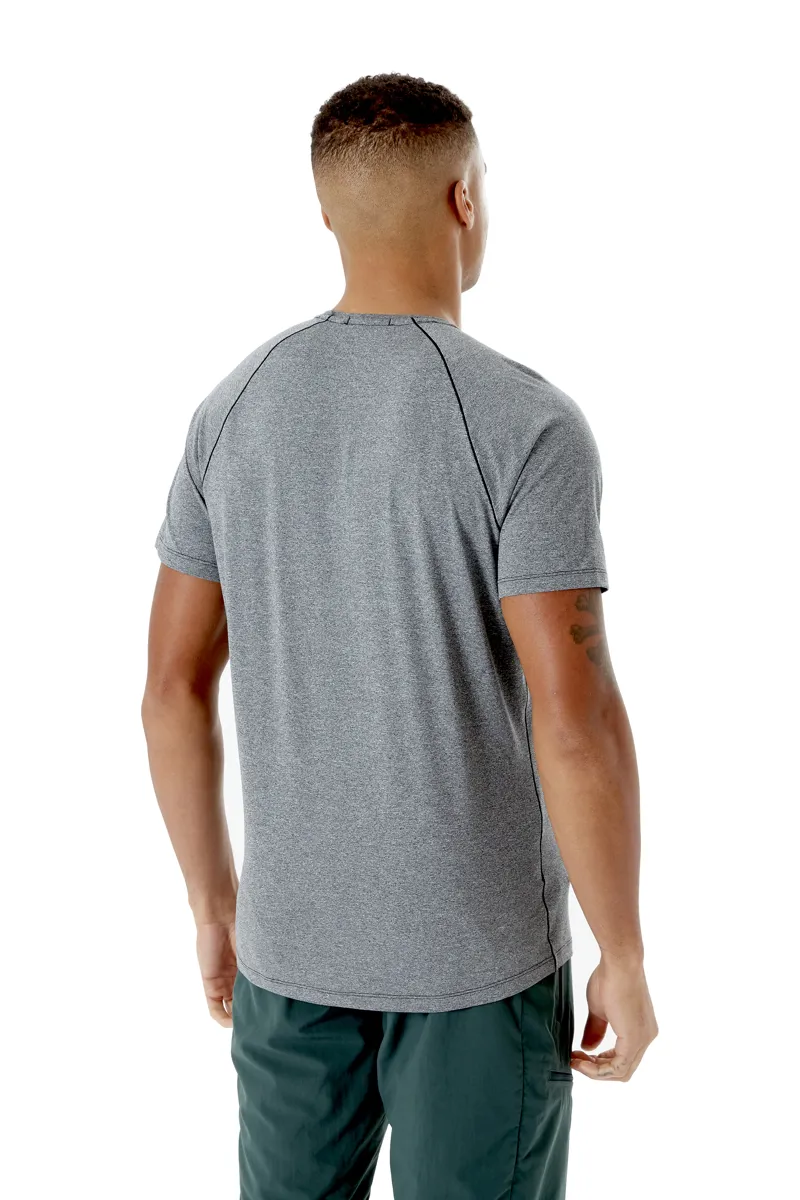 Rab Mens Mantle Tee Beluga Marl-1