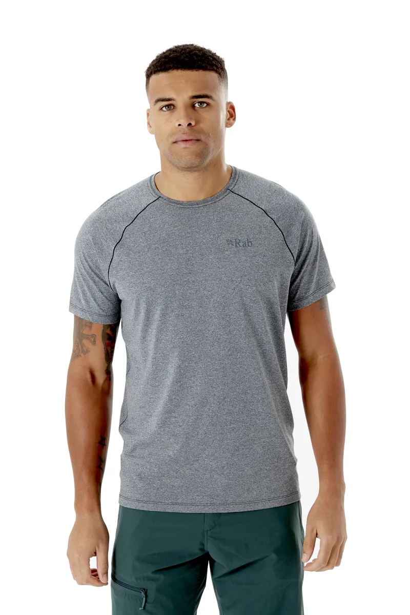 Rab Mens Mantle Tee Beluga Marl-2