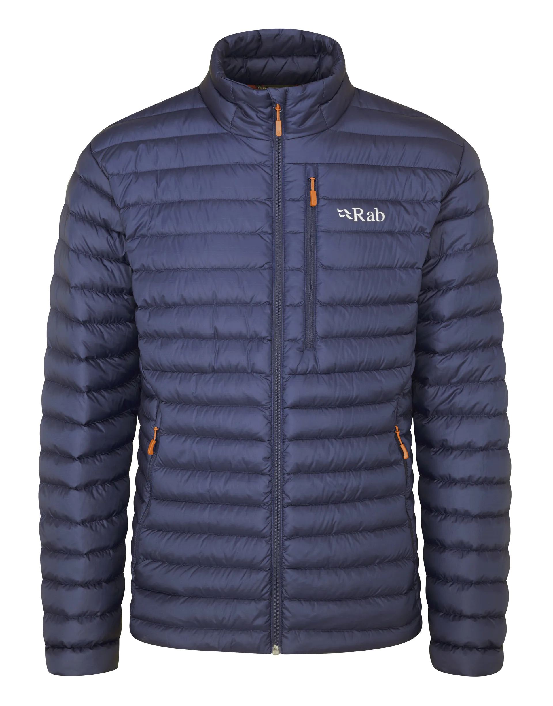 Rab Mens Microlight Jacket Deep Ink/Marmalade