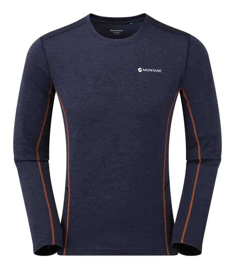 Montane Mens Dart Long Sleeve T-Shirt Antarctic Blue