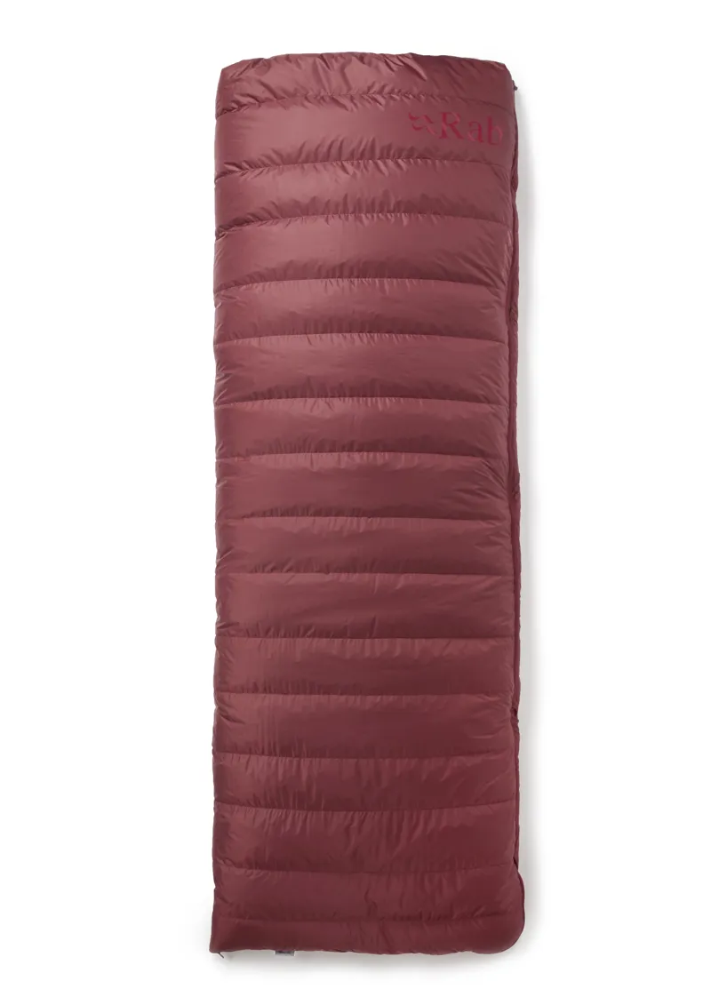 Rab Outpost 700 Sleeping Bag Oxblood Red - Regular - Left Zip