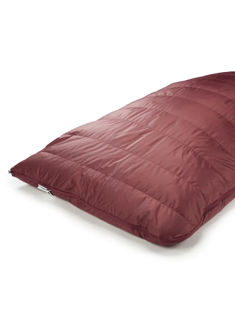 Rab Outpost 700  Sleeping Bag Oxblood Red - Regular - Right Zip-2