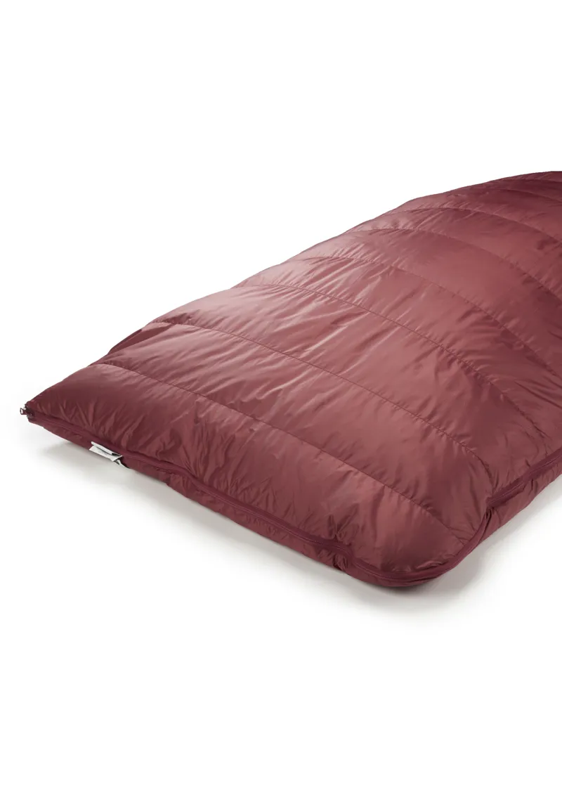 Rab Outpost 700 Sleeping Bag Oxblood Red - Regular - Left Zip-2