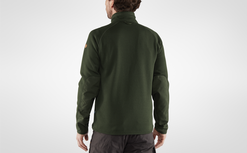 Fjallraven Mens Ovik Fleece Zip Sweater Deep Forest-3