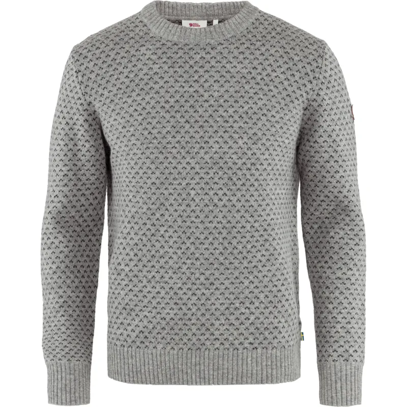 Fjallraven Mens Ovik Nordic Sweater Grey
