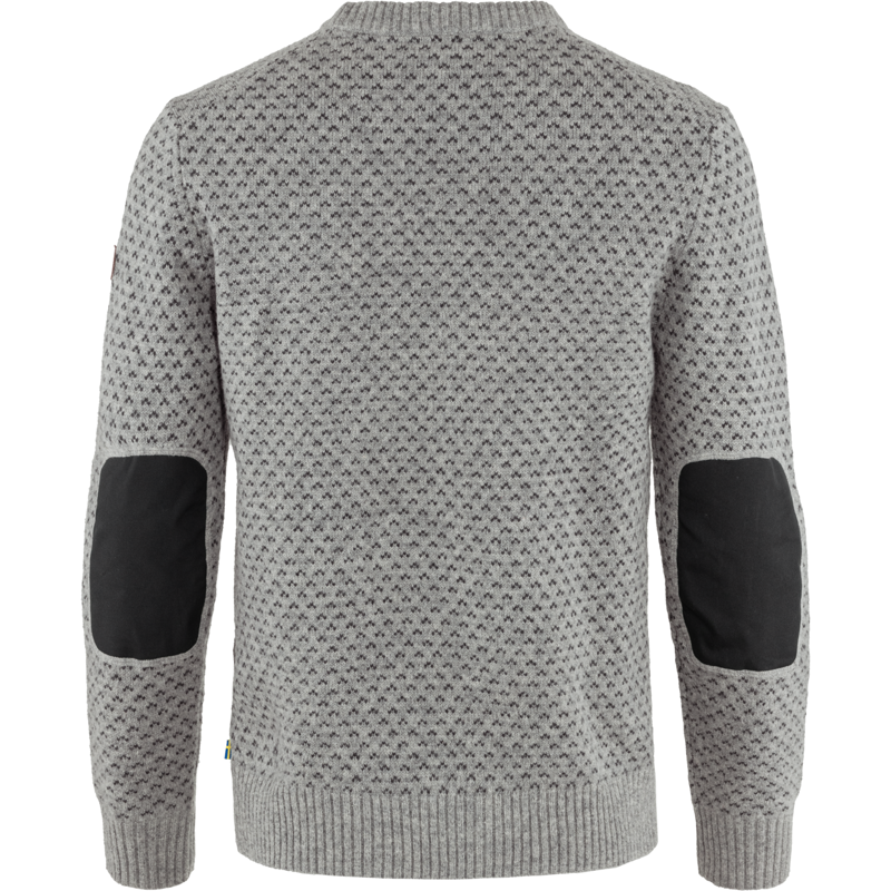 Fjallraven Mens Ovik Nordic Sweater Grey-1